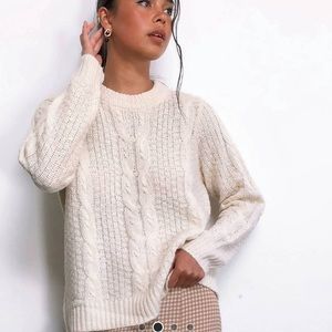 ASOS cable knit sweater